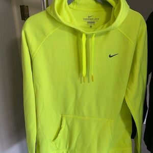Nike Women's Neon Yellow Hoodie